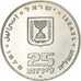 Israel, 25 Lirot, 1975, Jerusalem, Proof, Silver, MS(63), KM:80.2