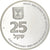 Israel, 25 Sheqel, 1980, Ottawa, Proof, Prata, MS(60-62), KM:114.2
