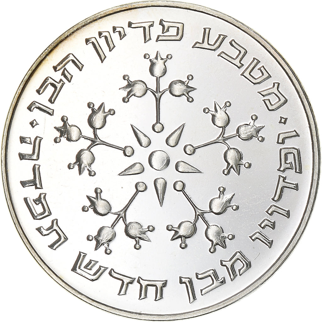 Israël, 25 Lirot, 1976, Jérusalem, Argent, SUP, KM:86.1
