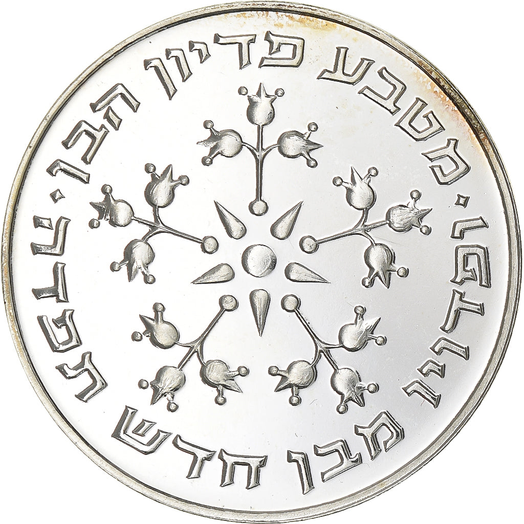 Israël, 25 Lirot, 1976, Jérusalem, Argent, SUP, KM:86.1