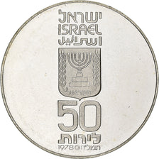 Israel, 50 Lirot, 1978, Jerusalem, Silber, VZ, KM:92.1