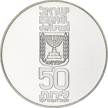 Israël, 50 Lirot, 1978, Berne, BE, Zilver, UNC-, KM:92.2