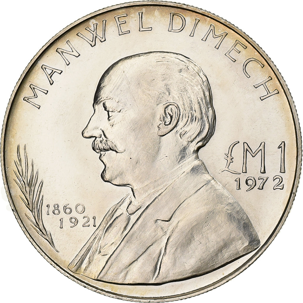 Malta, Pound, 1972, Argento, SPL, KM:13