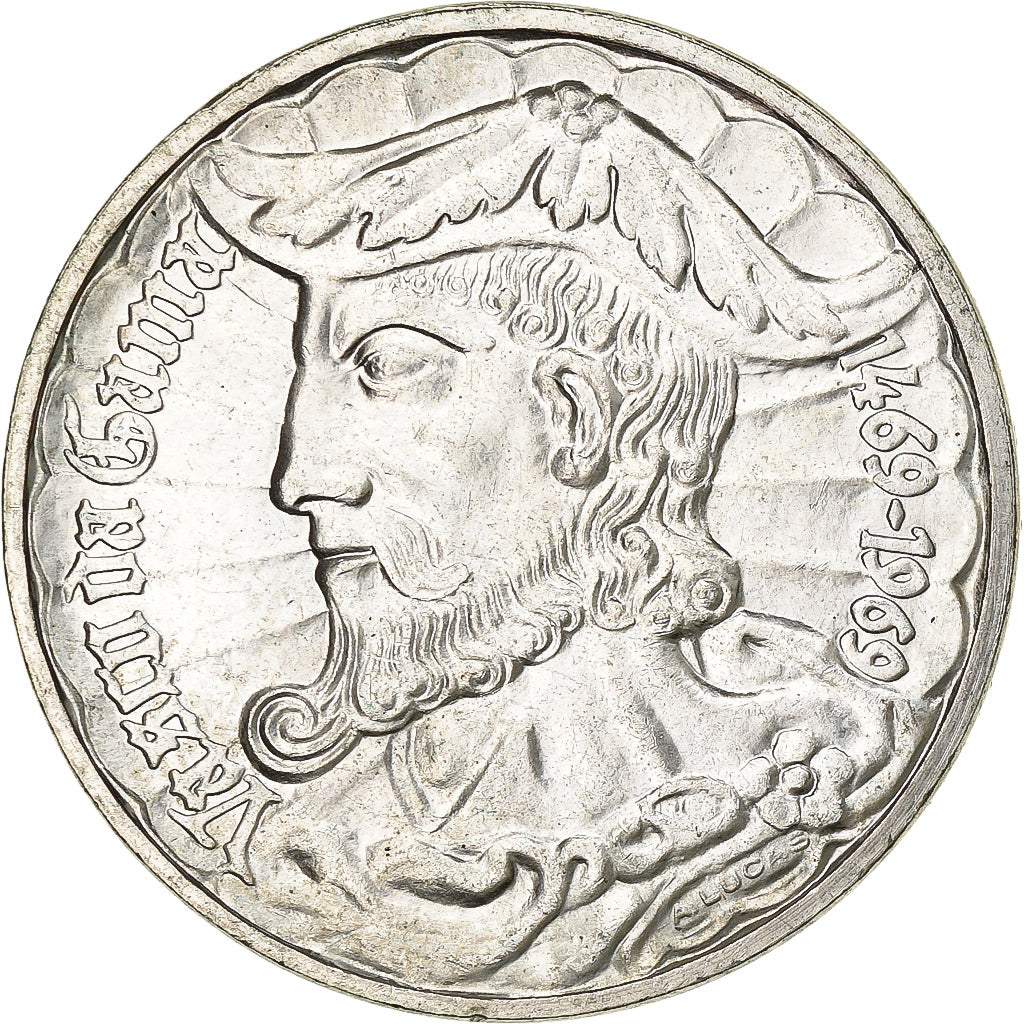 Portugal, 50 Escudos, 1969, Silver, MS(60-62), KM:598