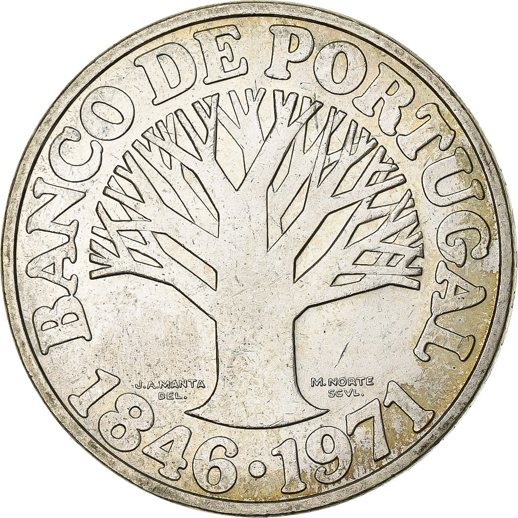 Portugal, 50 Escudos, 1971, Silber, VZ, KM:601
