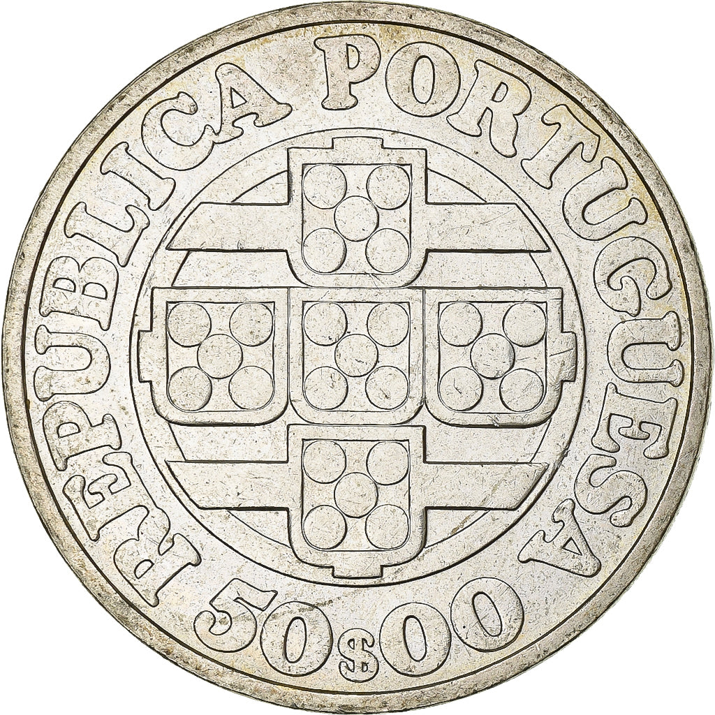 Portugal, 50 Escudos, 1971, Silber, VZ, KM:601