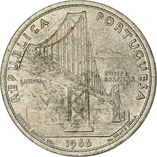 Portugal, 20 Escudos, 1966, Lisbon, Silver, AU(55-58), KM:592