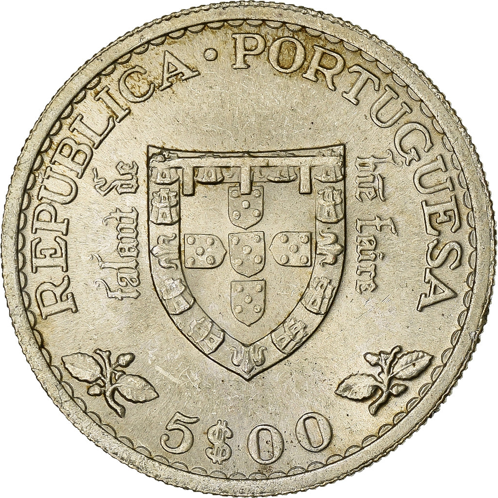 Monnaie, Portugal, 5 Escudos, 1960, Lisbonne, SPL, Argent, KM:587