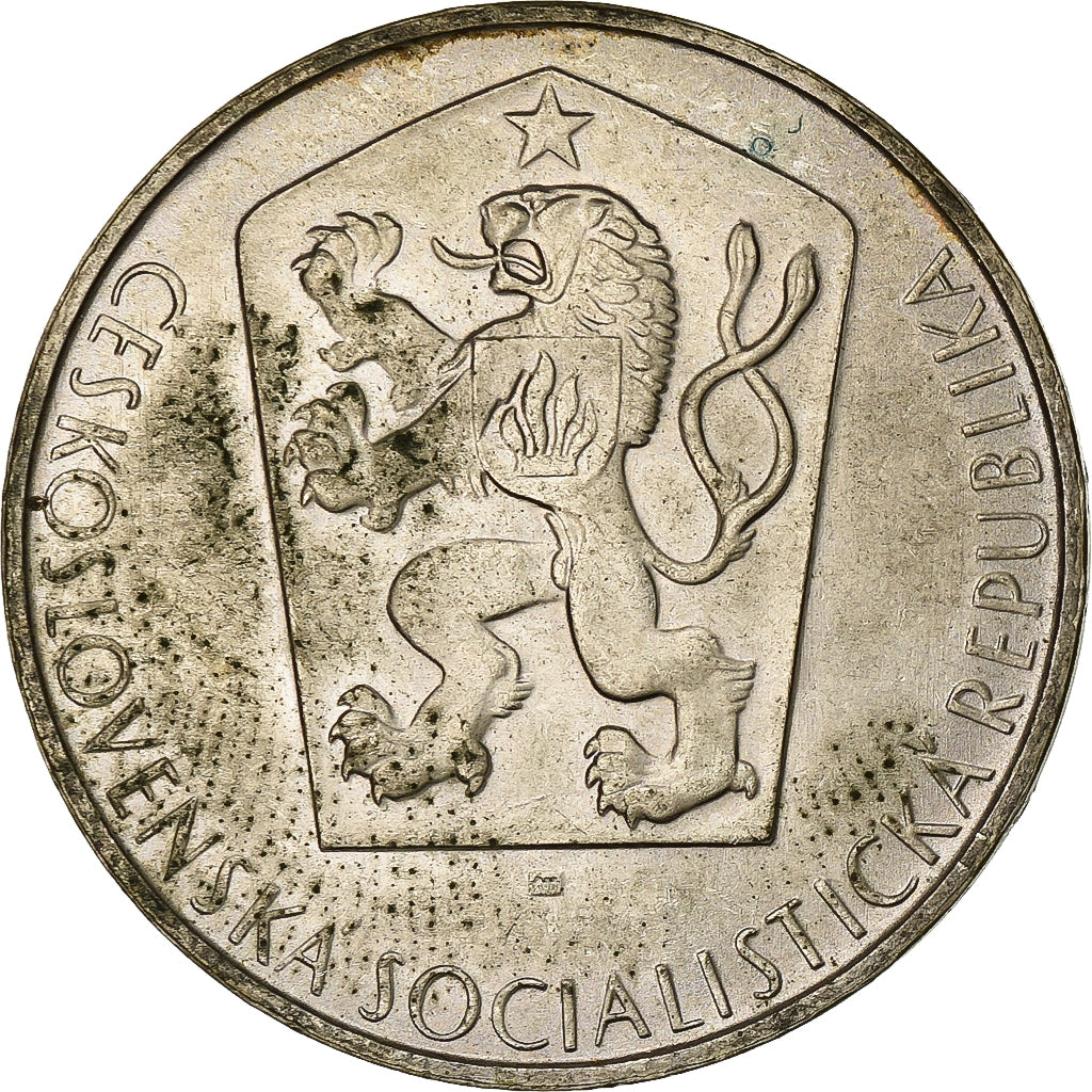 Tschechoslowakei, 10 Korun, 1964, Silber, SS+, KM:56