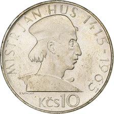Coin, Czechoslovakia, 10 Korun, 1965, MS(63), Silver, KM:58