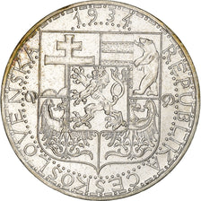 Czechoslovakia, 20 Korun, 1934, Silver, EF(40-45), KM:17