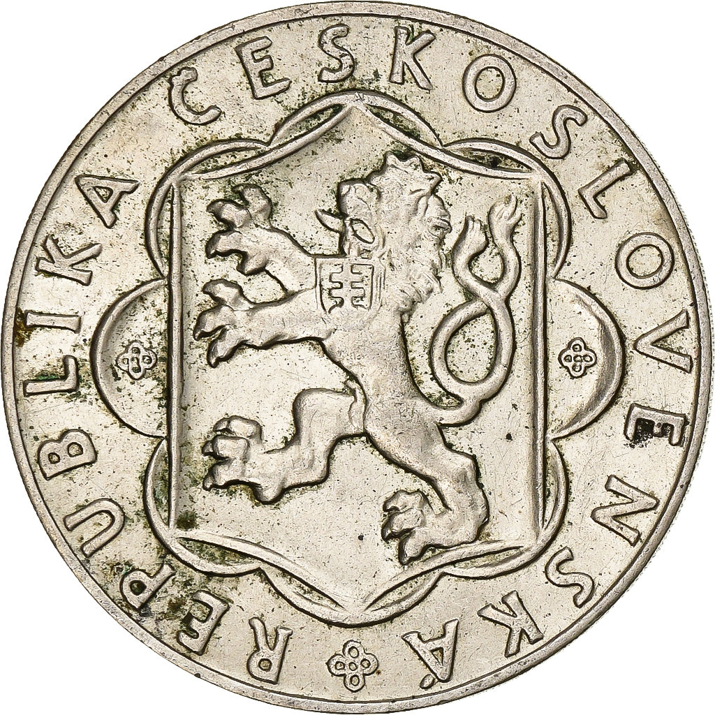 Checoslováquia, 25 Korun, 1954, Prata, AU(50-53), KM:41
