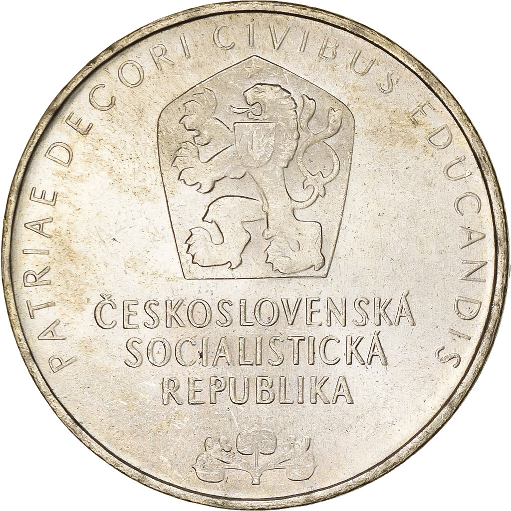 Tschechoslowakei, 25 Korun, 1968, Silber, VZ+, KM:64