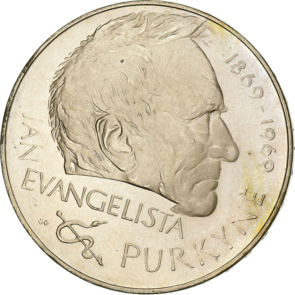 Czechoslovakia, 25 Korun, 1969, Silver, MS(63), KM:66