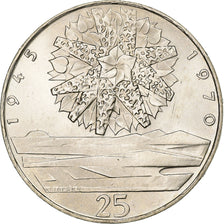 Czechoslovakia, 25 Korun, 1970, Silver, MS(60-62), KM:69