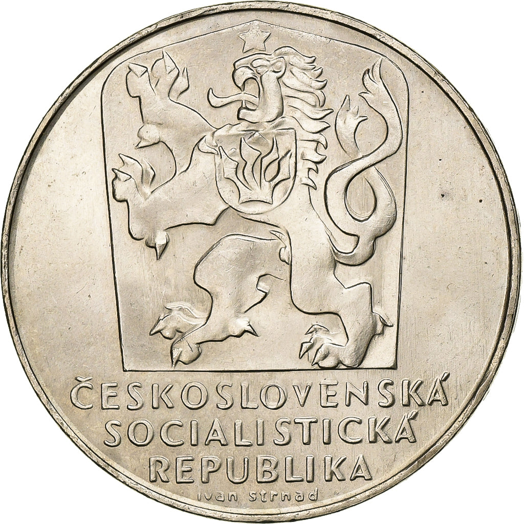 Czechoslovakia, 25 Korun, 1970, Silver, MS(60-62), KM:69