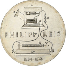Democratic Republic of Germany, 5 Mark, 1974, Berlin, Copper-nickel, AU(55-58)