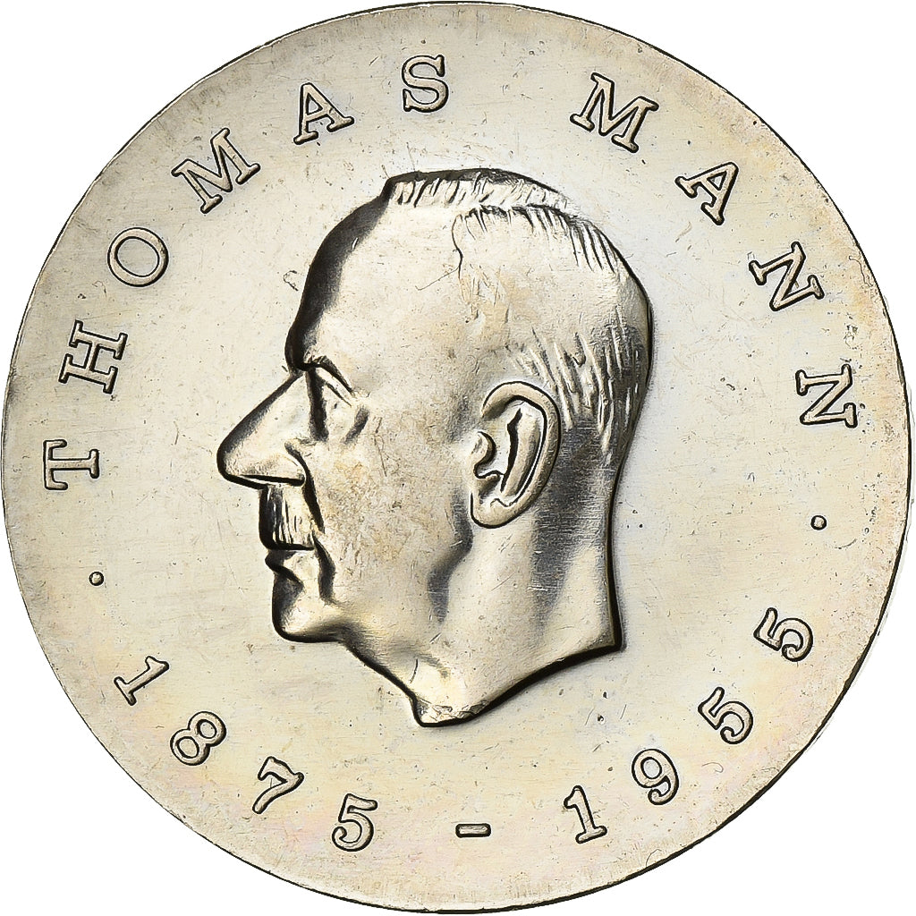 Democratic Republic of Germany, 5 Mark, 1975, Copper-nickel, AU(55-58), KM:54