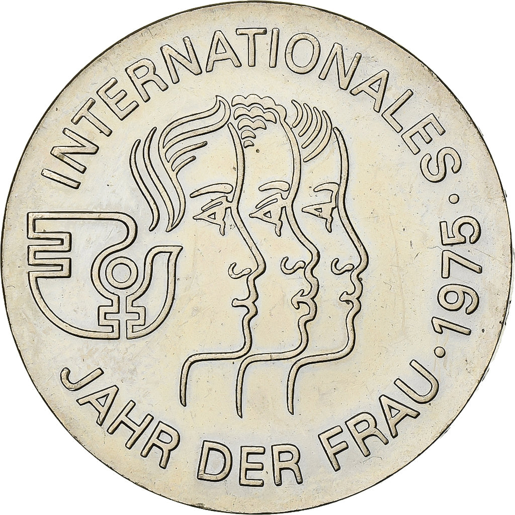Coin, GERMAN-DEMOCRATIC REPUBLIC, 5 Mark, 1975, AU(55-58), Copper-nickel, KM:55