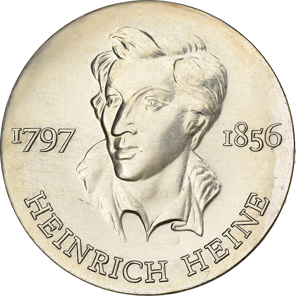 NIEMCY - NRD, 10 Mark, 1972, Srebro, AU(55-58), KM:39