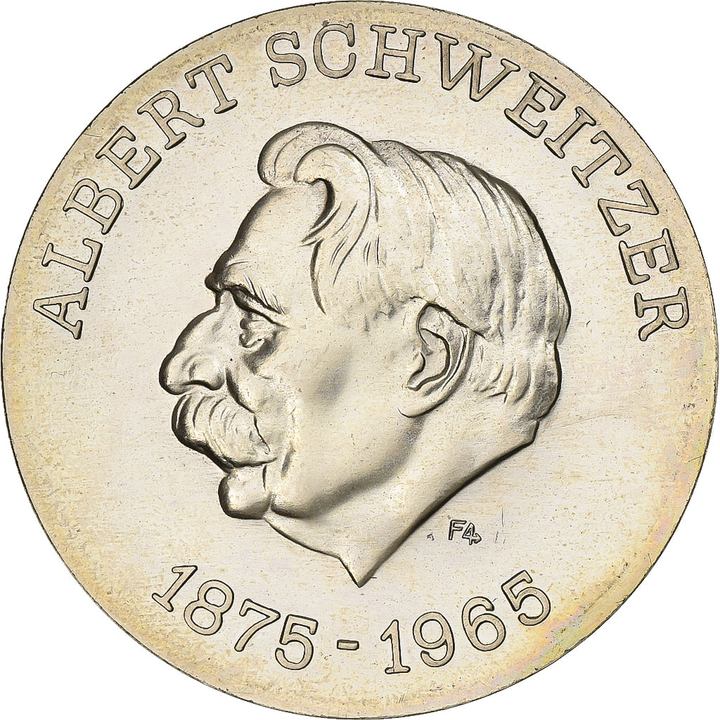 REPUBBLICA DEMOCRATICA TEDESCA, 10 Mark, 1975, Berlin, Argento, SPL-, KM:57