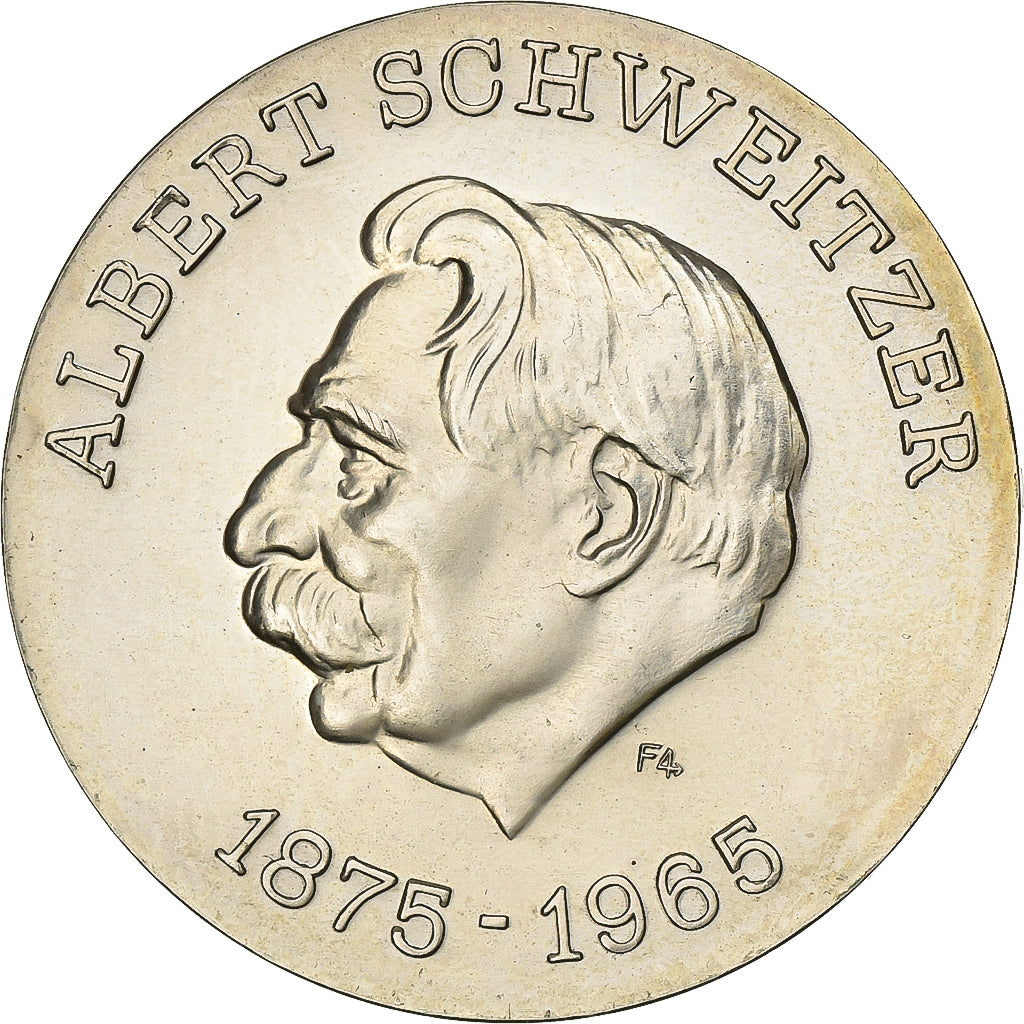 REPUBBLICA DEMOCRATICA TEDESCA, 10 Mark, 1975, Argento, SPL-, KM:56