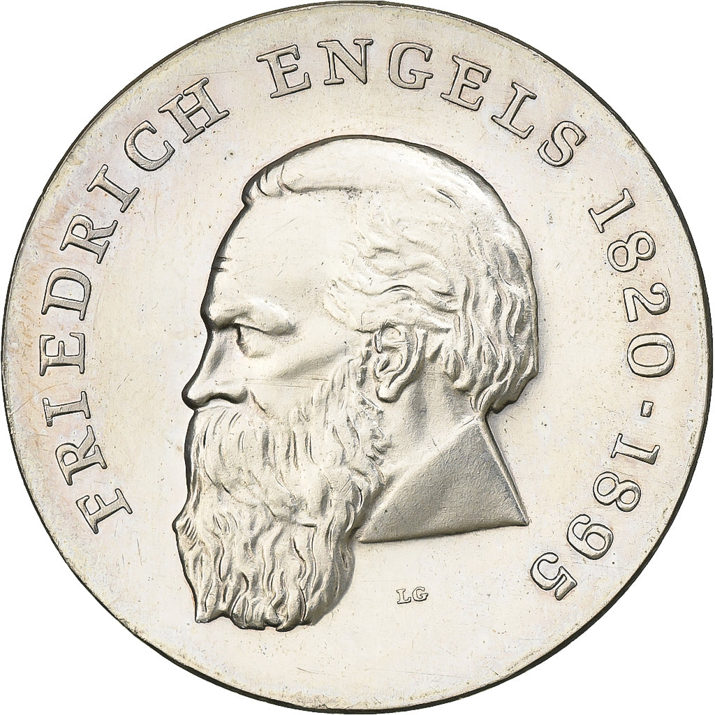 REPUBBLICA DEMOCRATICA TEDESCA, 20 Mark, 1970, Argento, SPL-, KM:28