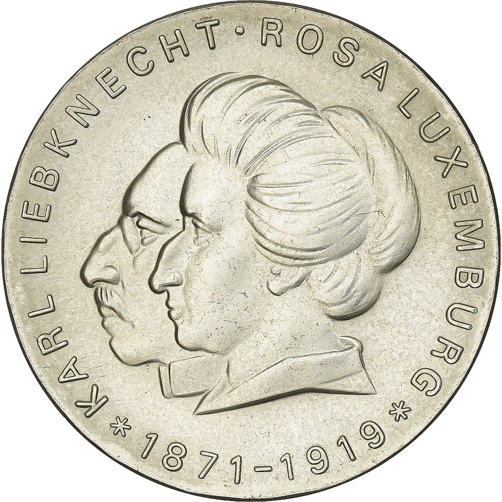 DUITSE DEMOCRATISCHE REPUBLIEK, 20 Mark, 1971, Zilver, PR+, KM:32