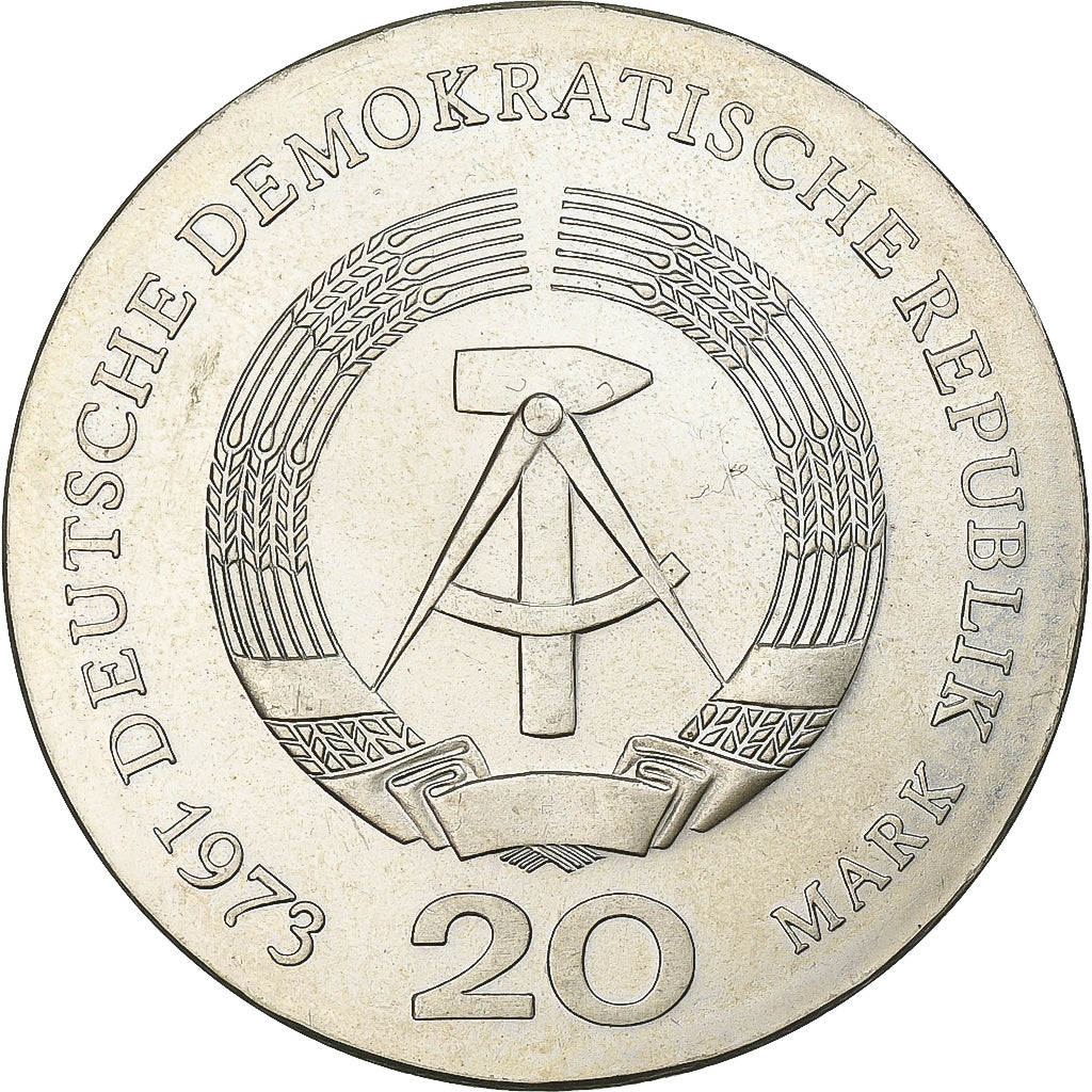 NIEMCY - NRD, 20 Mark, 1973, Srebro, MS(60-62), KM:46