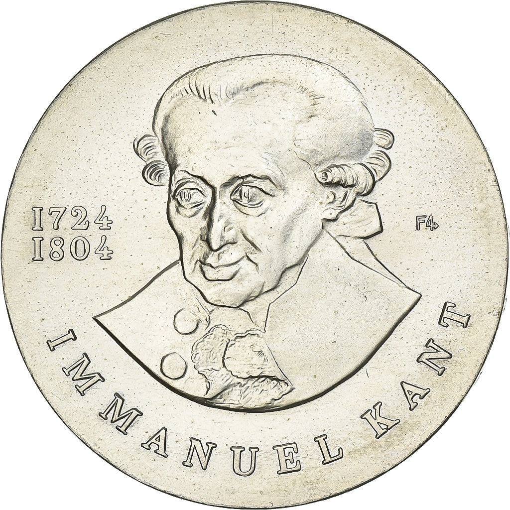 REPUBBLICA DEMOCRATICA TEDESCA, 20 Mark, 1974, Argento, SPL, KM:53