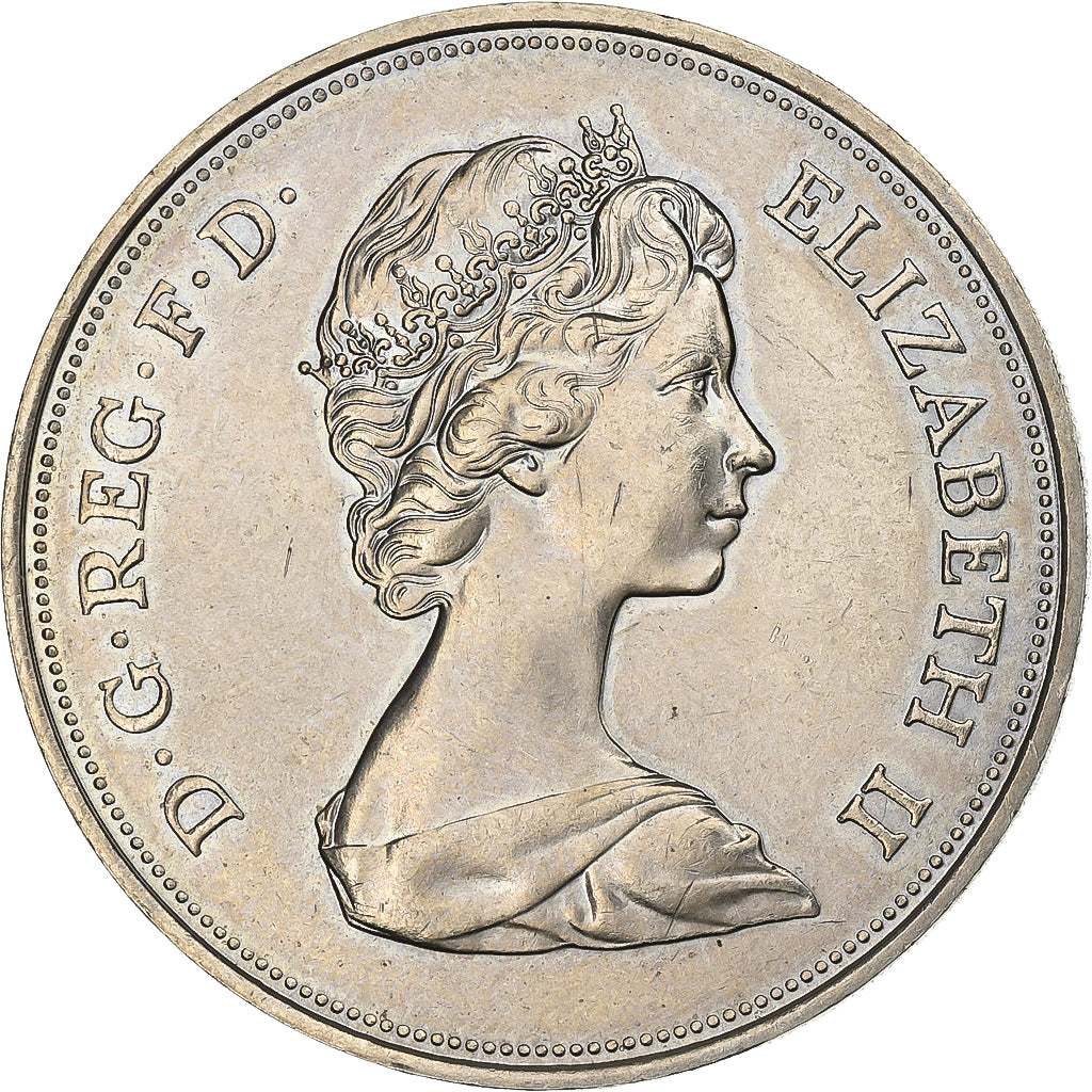 Gran Bretaña, Elizabeth II, 25 New Pence, 1972, Cobre - níquel, EBC, KM:917