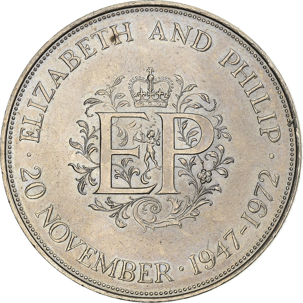 Gran Bretaña, Elizabeth II, 25 New Pence, 1972, Cobre - níquel, EBC, KM:917