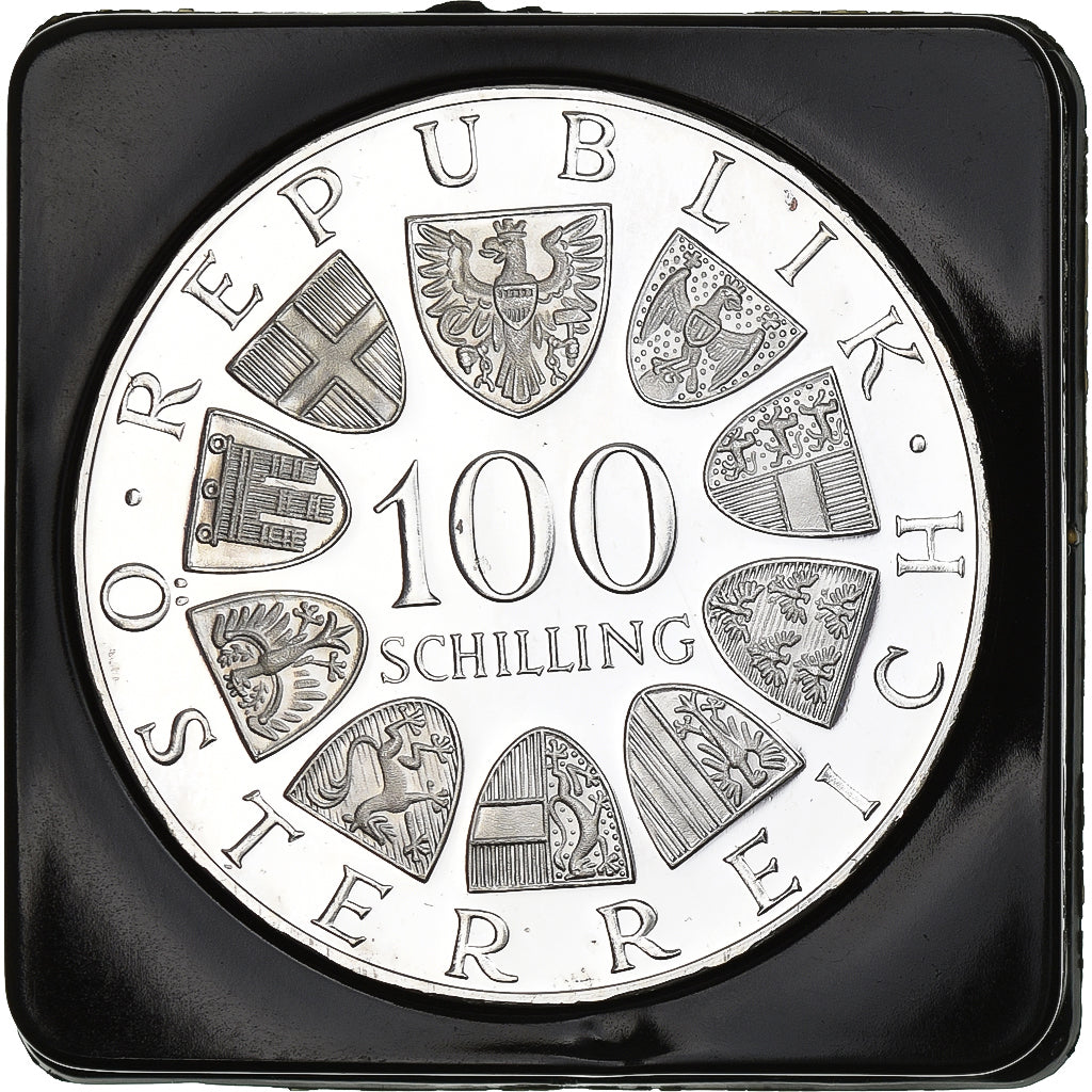 Austria, 100 Schilling, Undated (1974), Vienna, Proof, Silver, MS(63), KM:2926