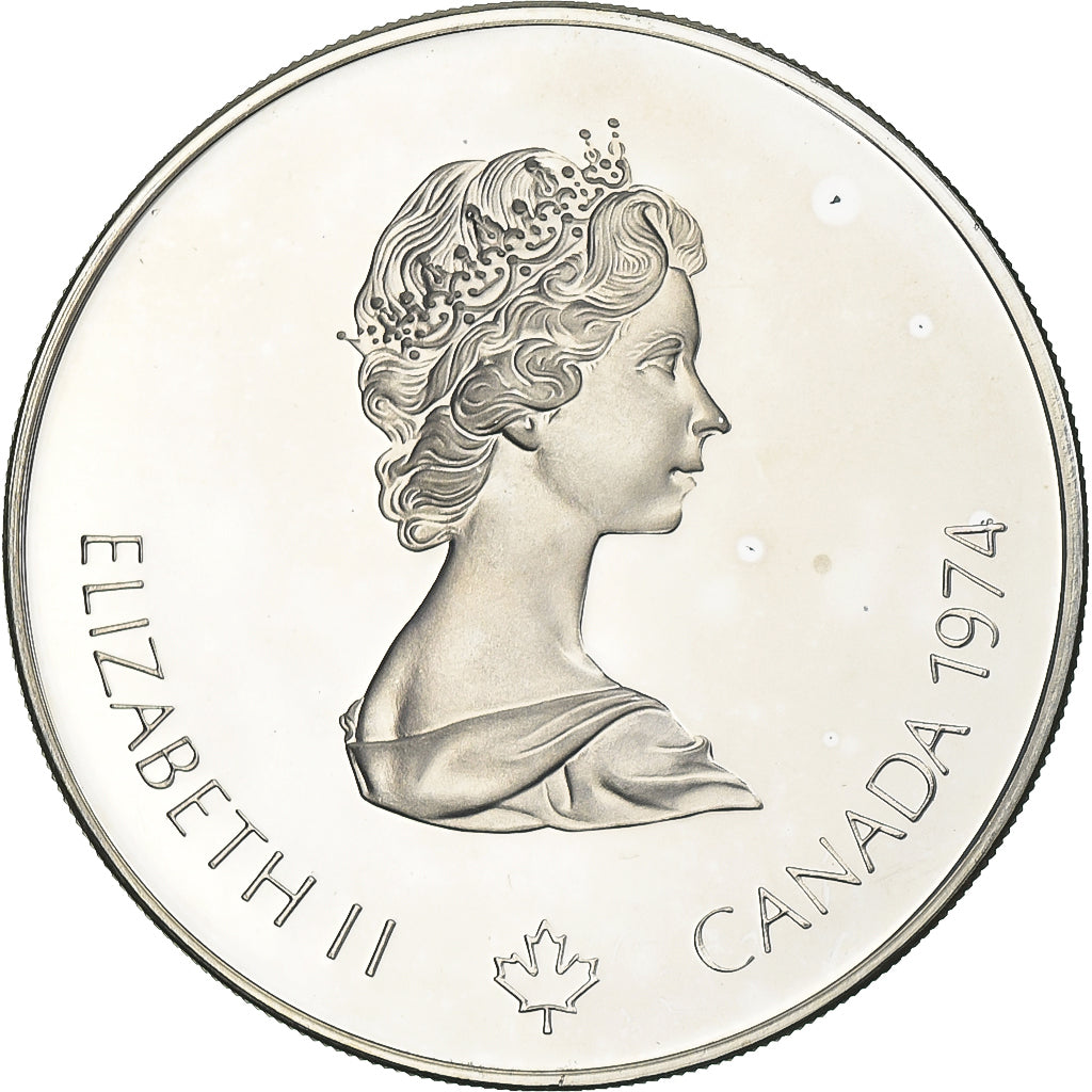 Coin, Canada, Montréal XXI Olympiade, 5 Dollars, 1974, Ottawa, MS(65-70)