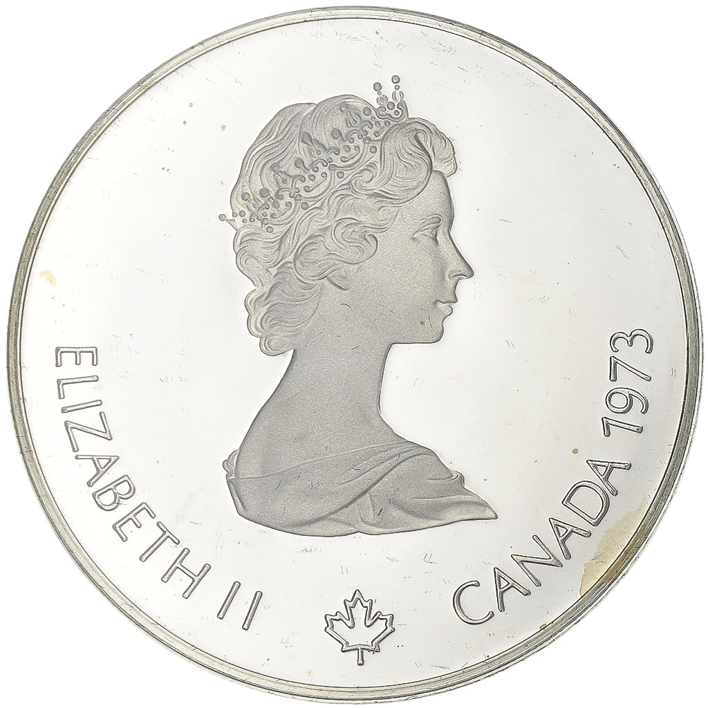 Canada, Elizabeth II, 5 Dollars, 1974, Royal Canadian Mint, Silver, MS(63)