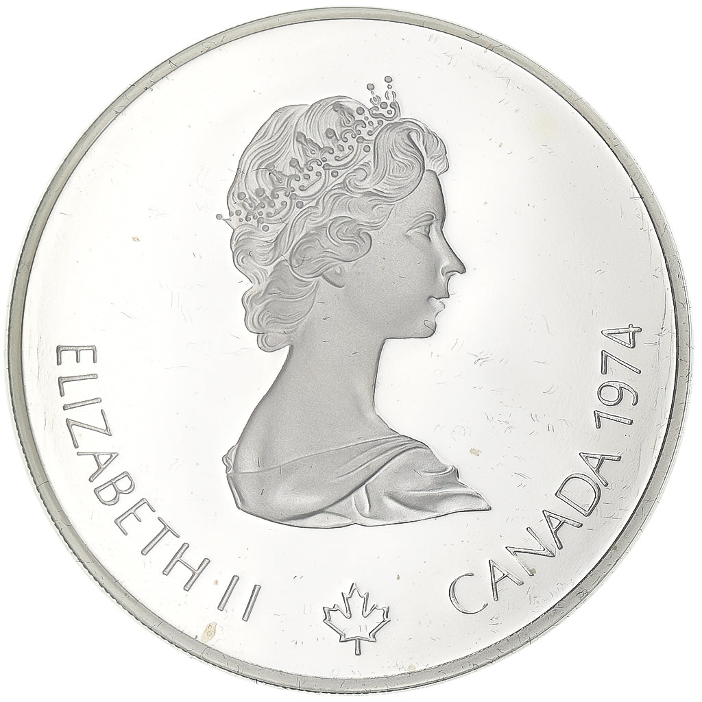Canada, Elizabeth II, 5 Dollars, 1974, Royal Canadian Mint, Silver, MS(65-70)
