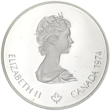Canada, Elizabeth II, 5 Dollars, 1974, Royal Canadian Mint, Silver, MS(65-70)
