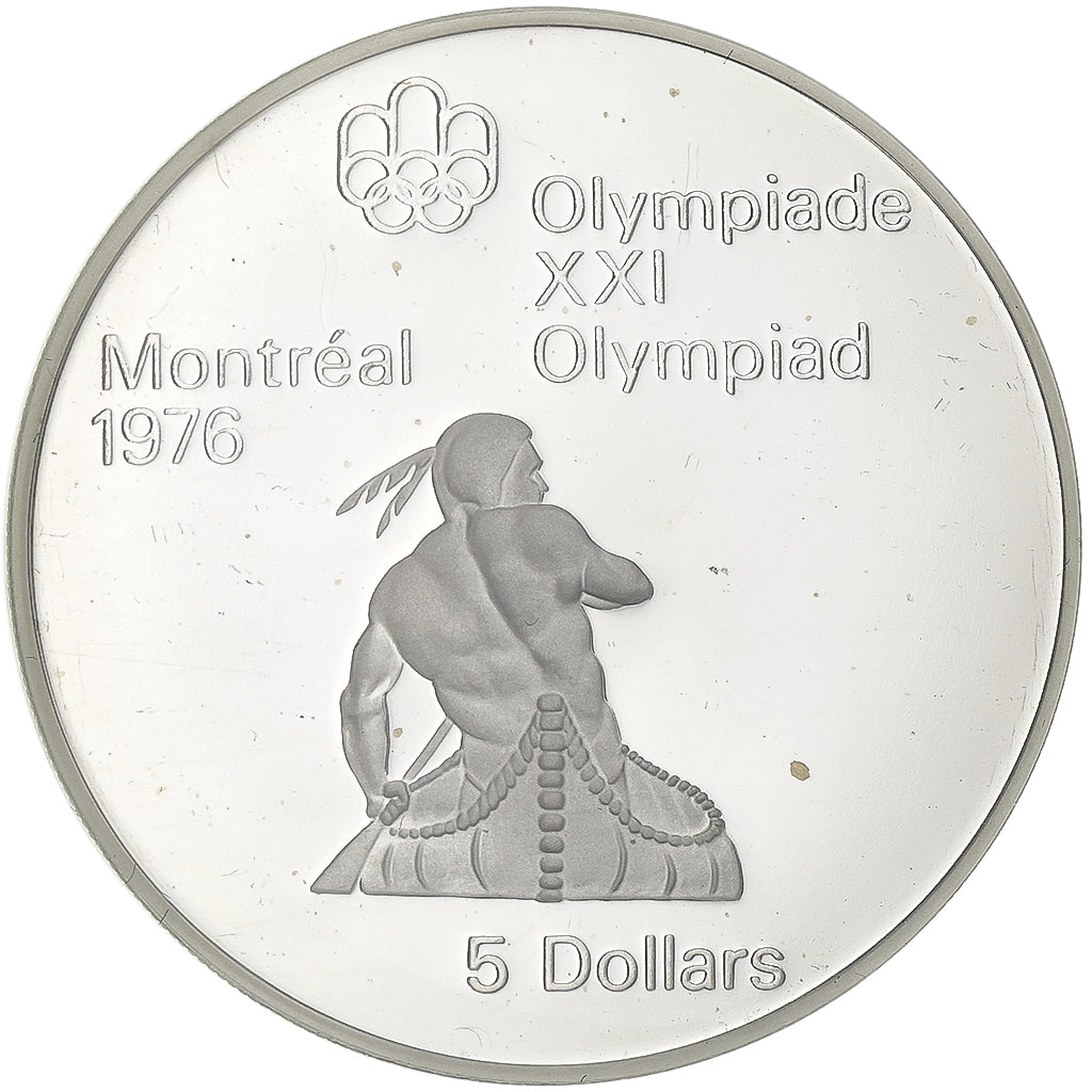 Canada, Elizabeth II, 5 Dollars, 1974, Royal Canadian Mint, Silver, MS(65-70)