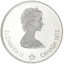 Coin, Canada, Elizabeth II, Platform Diver, 5 Dollars, 1975, MS(65-70), Silver