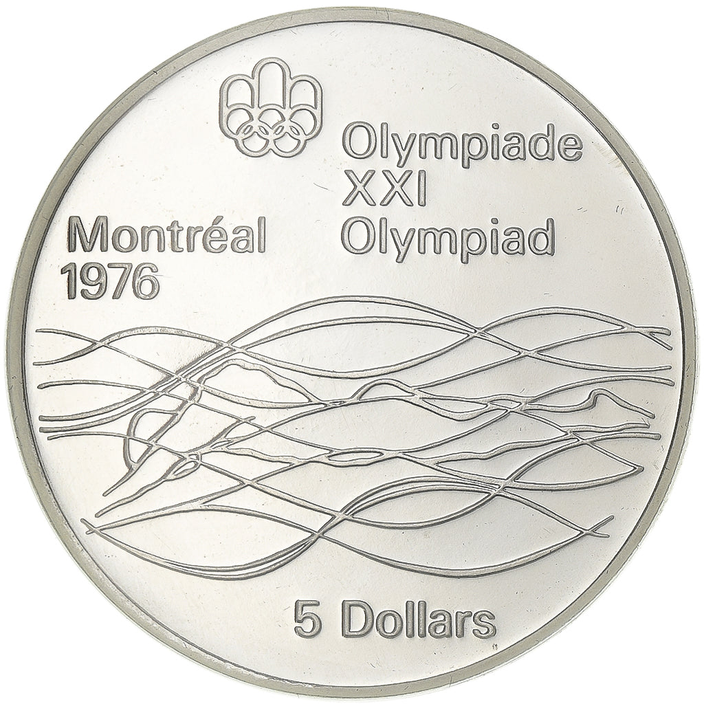 Coin, Canada, Elizabeth II, 5 Dollars, 1975, Royal Canadian Mint, Ottawa