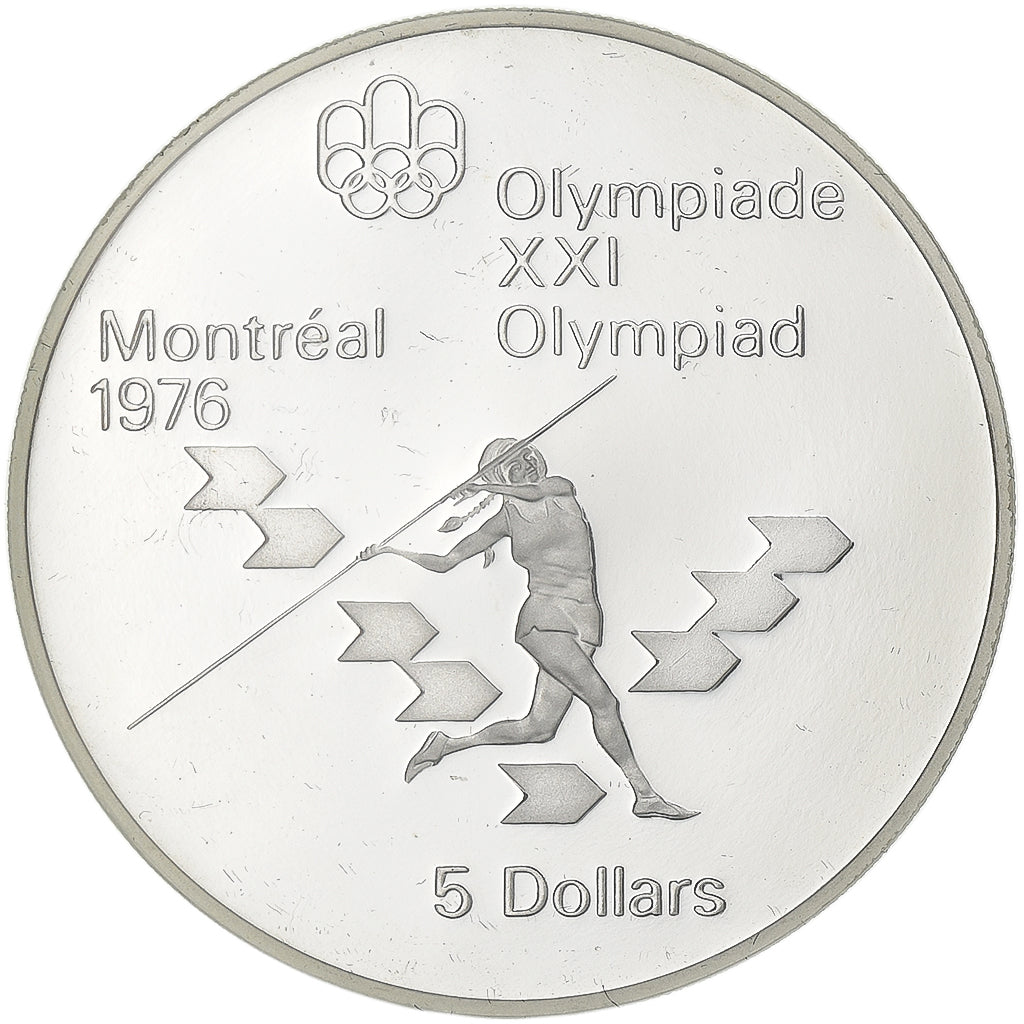Canada, Elizabeth II, 5 Dollars, 1975, Ottawa, Silver, MS(65-70), KM:99