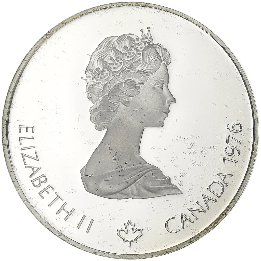 Canada, Elizabeth II, 5 Dollars, 1976, Royal Canadian Mint, Silver, MS(65-70)