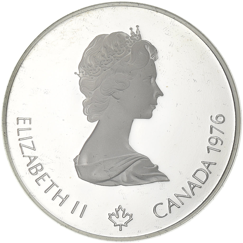 Canada, Elizabeth II, 5 Dollars, 1976, Royal Canadian Mint, Silver, MS(65-70)