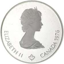 Canada, Elizabeth II, 5 Dollars, 1976, Royal Canadian Mint, Silver, MS(65-70)