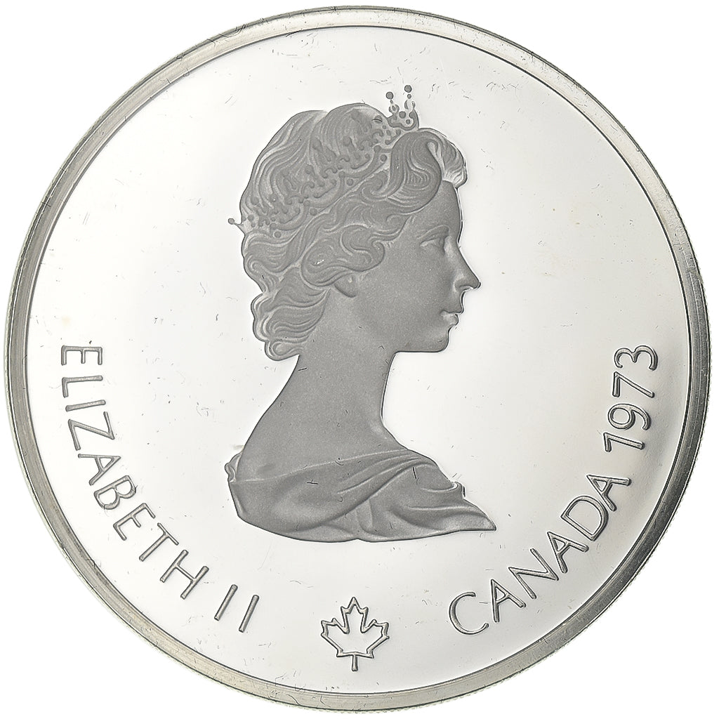 Canadá, 10 Dollars, Montréal XXI Olympiade, 1973, Ottawa, Plata, FDC