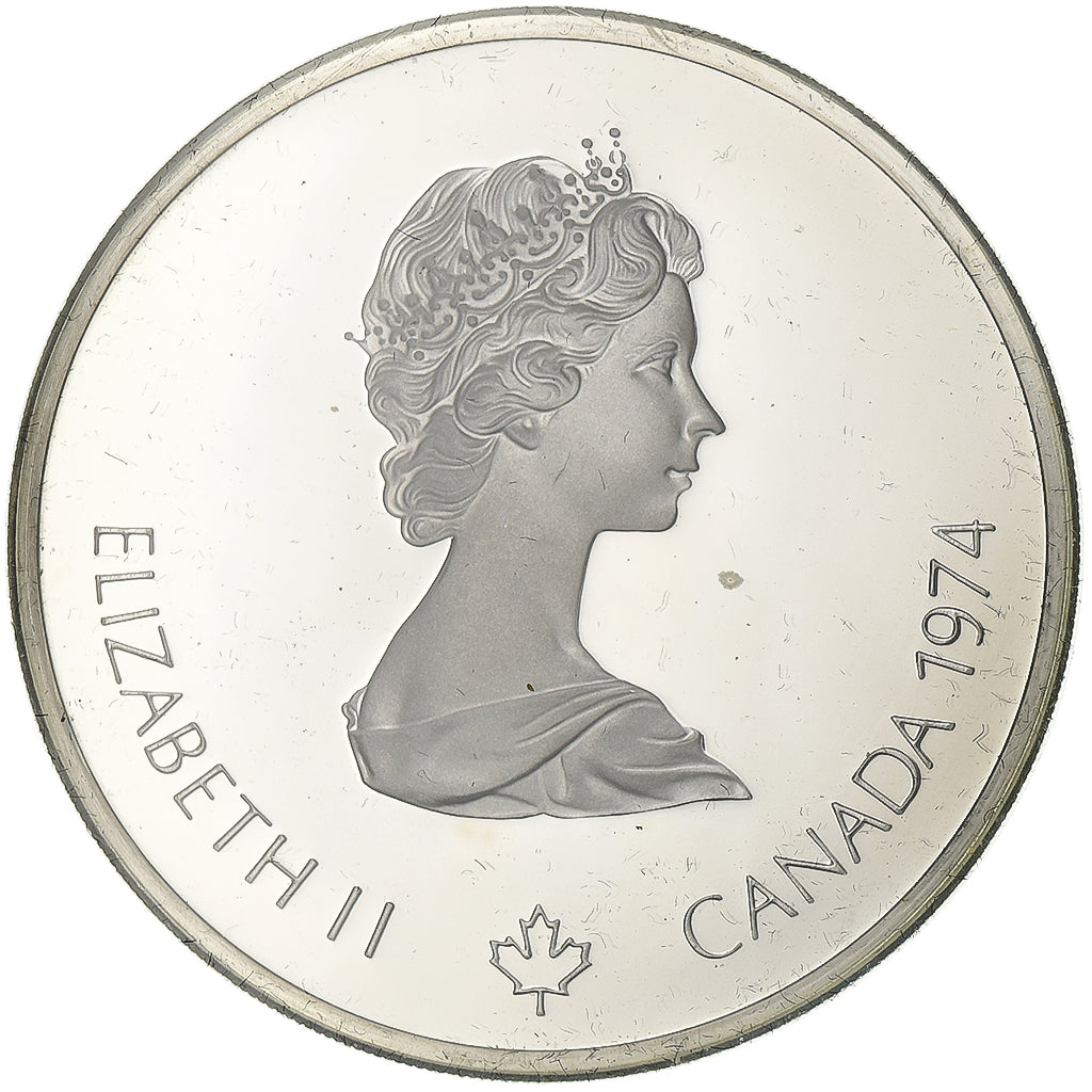 Moeda, Canadá, Montréal XXI Olympiade, 10 Dollars, 1974, Ottawa, MS(65-70)