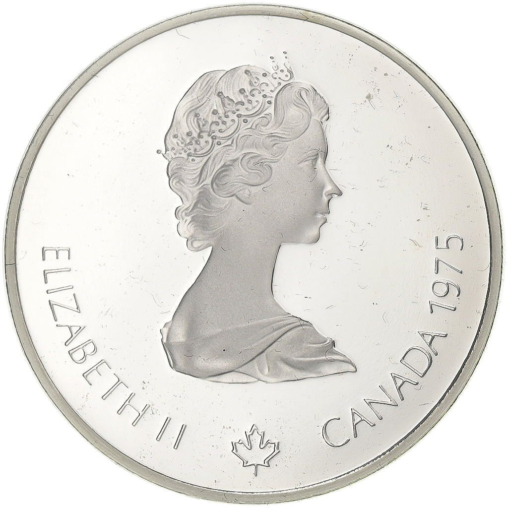 Kanada, Elizabeth II, 10 Dollars, 1976 Olympics - Canoeing, 1975, Royal Canadian