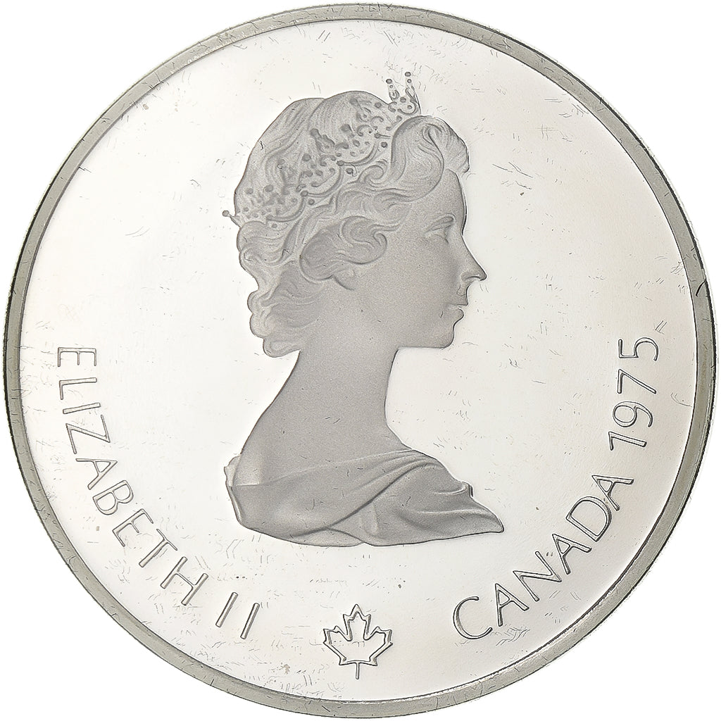 Canada, Elizabeth II, 10 Dollars, 1975, Royal Canadian Mint, Silver, MS(65-70)