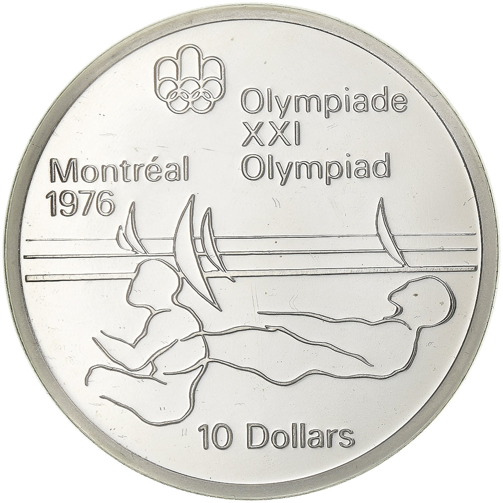 Moneta, Canada, Elizabeth II, 10 Dollars, 1975, Royal Canadian Mint, Ottawa