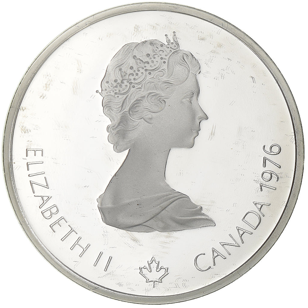 Canada, Elizabeth II, 10 Dollars, 1976 Olympics - Field Hockey, 1976, Royal